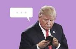 Training for Social media. image Donald Trump on twitter