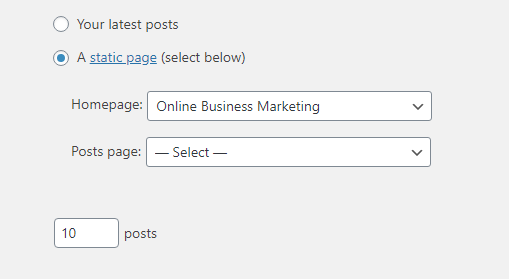 wordpress post or page