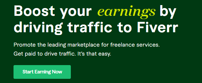 Make money with fiverr affiliate program