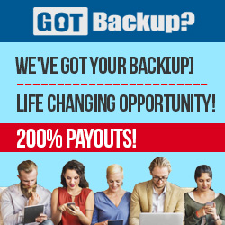 Gotbackup; is the MLM component a worry?